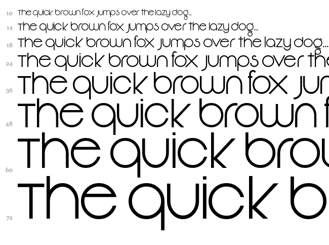 Vonique 92 font waterfall